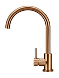 ROUND GOOSENECK KITCHEN MIXER TAP