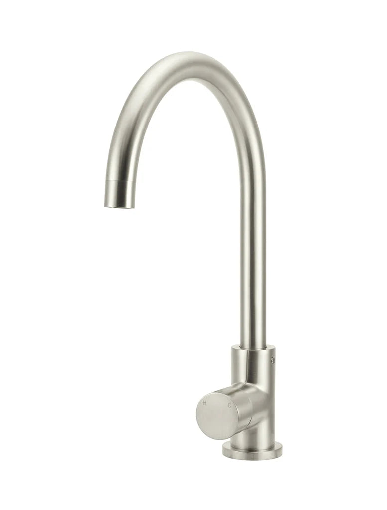 ROUND PICCOLA PULL OUT KITCHEN MIXER TAP