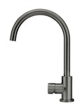 ROUND GOOSENECK KITCHEN MIXER TAP WITH PINLESS HANDLE