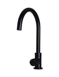 ROUND GOOSENECK KITCHEN MIXER TAP WITH PINLESS HANDLE