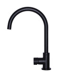 ROUND GOOSENECK KITCHEN MIXER TAP WITH PINLESS HANDLE