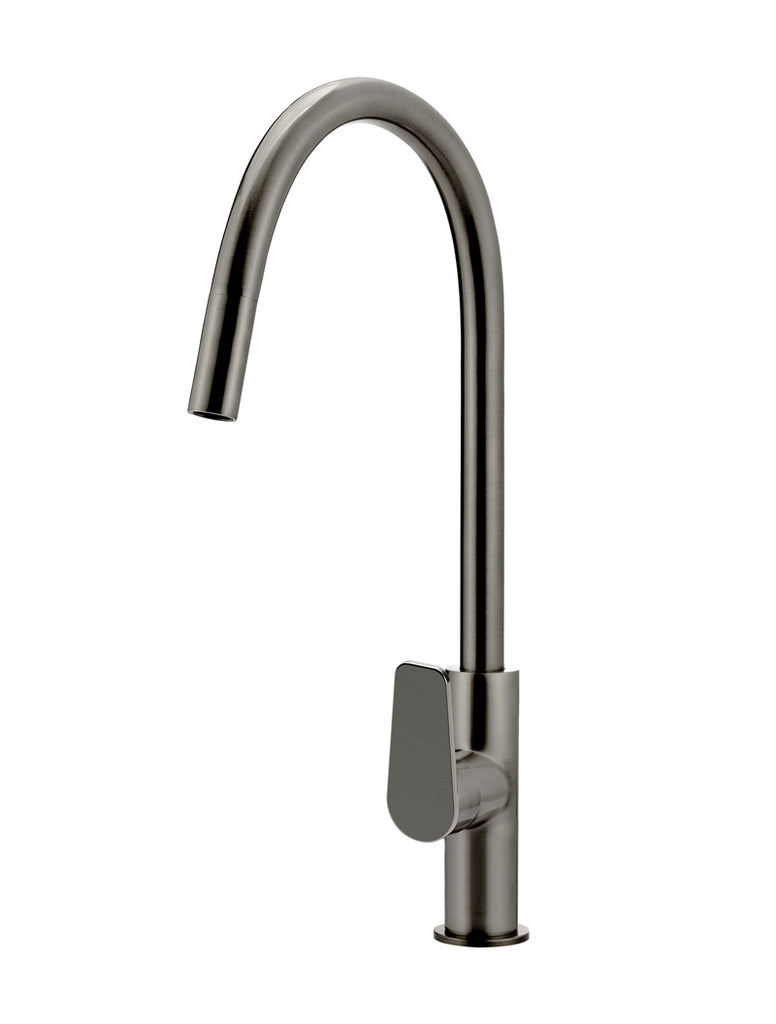ROUND PADDLE PICCOLA PULL OUT KITCHEN MIXER TAP