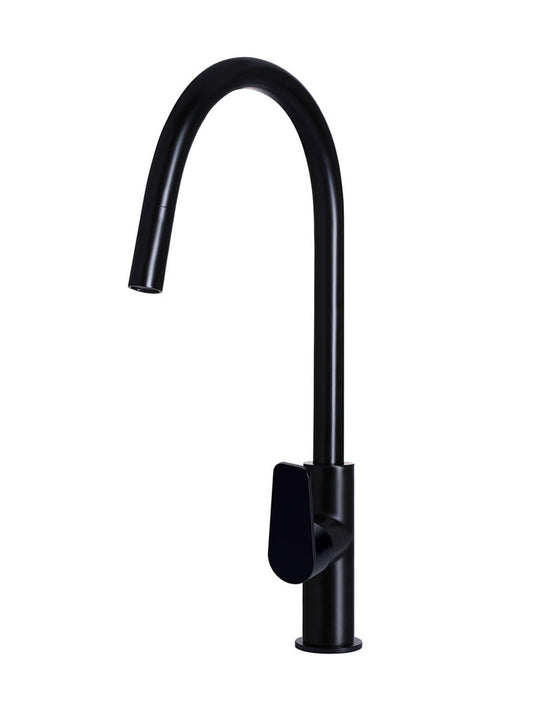 ROUND PADDLE PICCOLA PULL OUT KITCHEN MIXER TAP