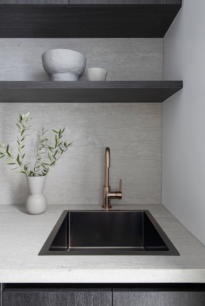 LAVELLO KITCHEN SINK - SINGLE BOWL 450 X 450 - PVD