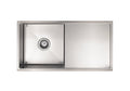 LAVELLO KITCHEN SINK - SINGLE BOWL & DRAINBOARD 840 X 440