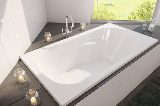 Modena 1515/1635/1785 Contour 12-Jet Spa Bath — White Baths, Acrylic Baths, Oval Baths
