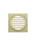 SQUARE FLOOR GRATE SHOWER DRAIN 100MM OUTLET