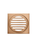 SQUARE FLOOR GRATE SHOWER DRAIN 100MM OUTLET