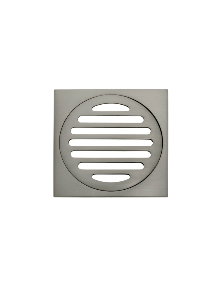 SQUARE FLOOR GRATE SHOWER DRAIN 100MM OUTLET
