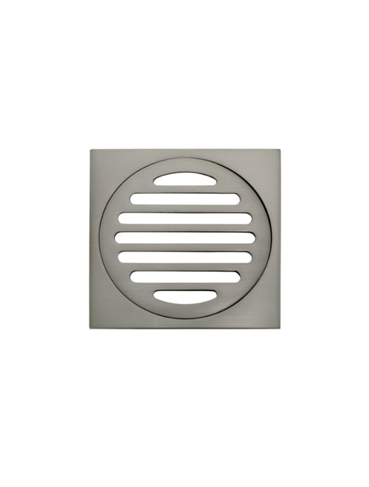 SQUARE FLOOR GRATE SHOWER DRAIN 100MM OUTLET