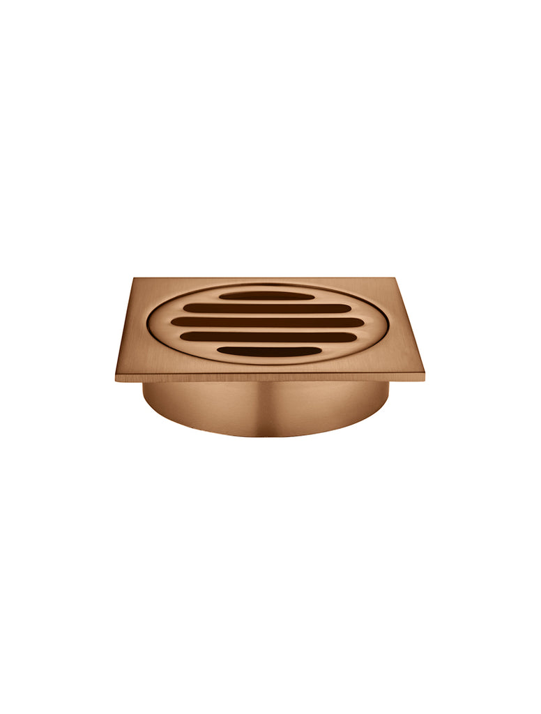 SQUARE FLOOR GRATE SHOWER DRAIN 80MM OUTLET