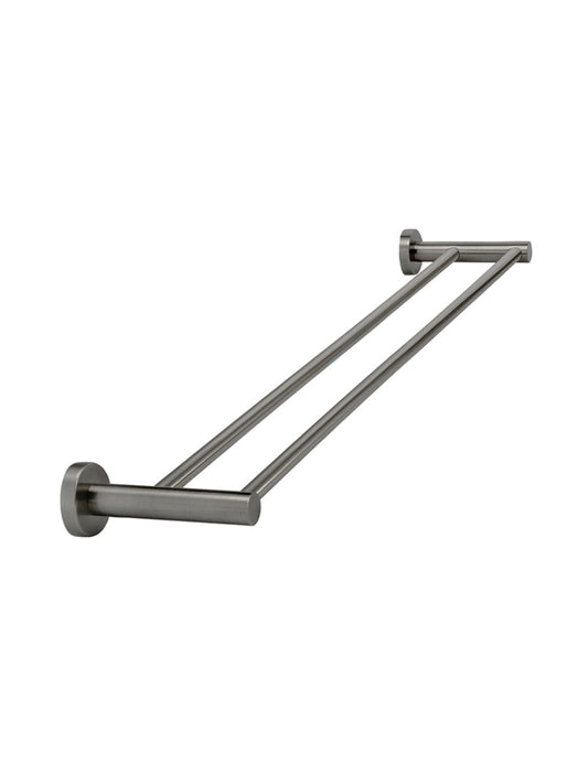 ROUND DOUBLE TOWEL RAIL 600MM