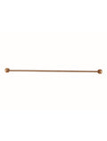 Meir Round Single Towel Rail - PVD Lustre Bronze