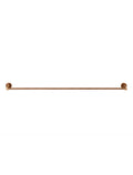 Meir Round Single Towel Rail - PVD Lustre Bronze