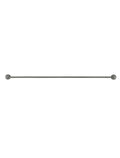 Meir Round Single Towel Rail - Shadow Gunmetal