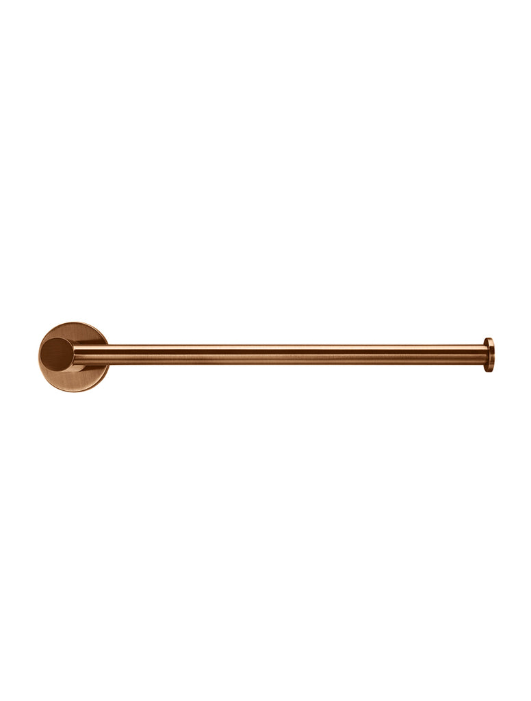 Meir Round Guest Towel Rail — PVD Lustre Bronze, Bronze, Hand Towel Rails