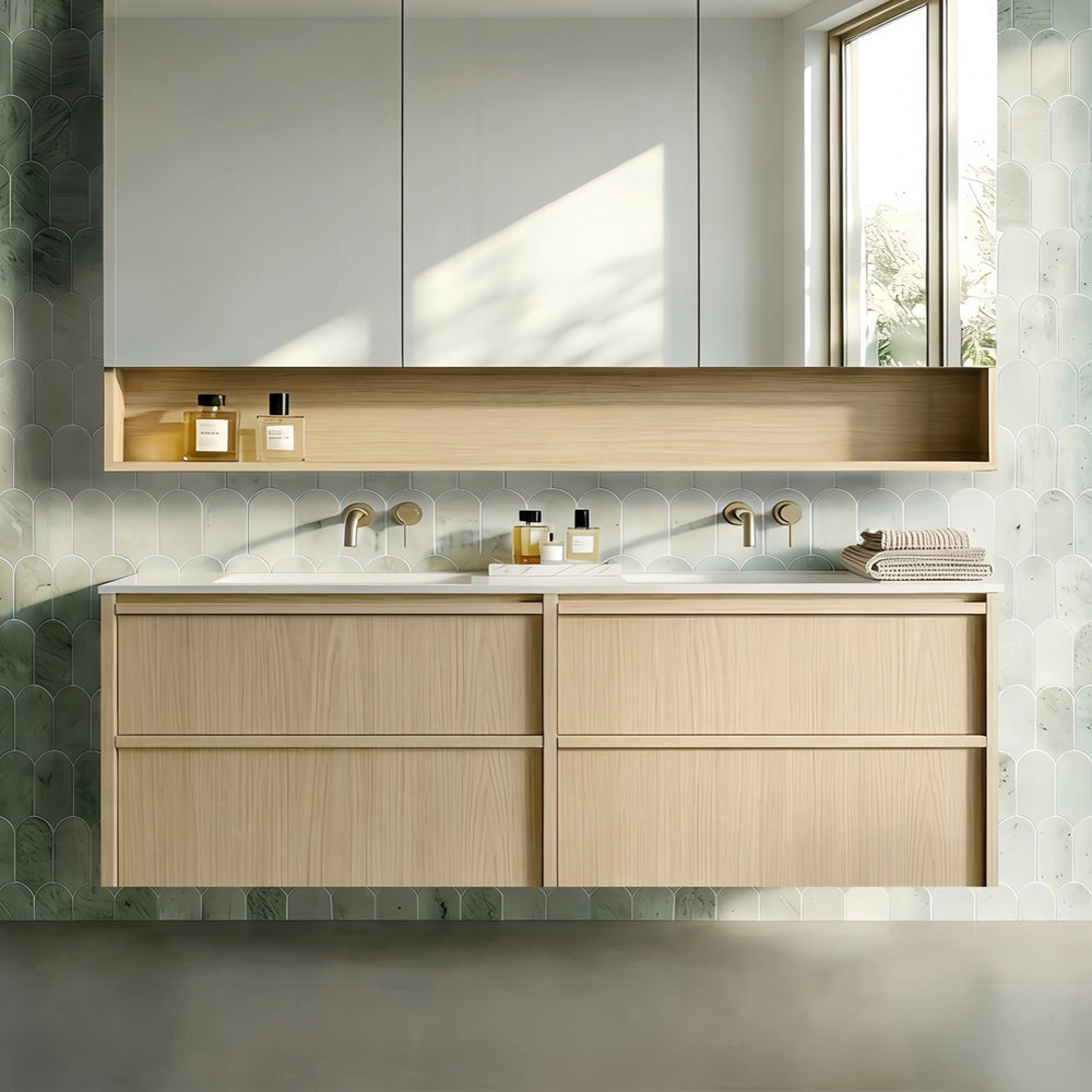 Ridgewood Modern Wall Hung Plywood Cabinet LK-MR1520W-SO