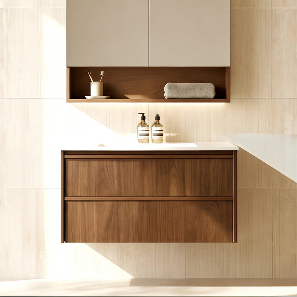 Ridgewood Modern Wall Hung Plywood Cabinet LK-MR900W-MO