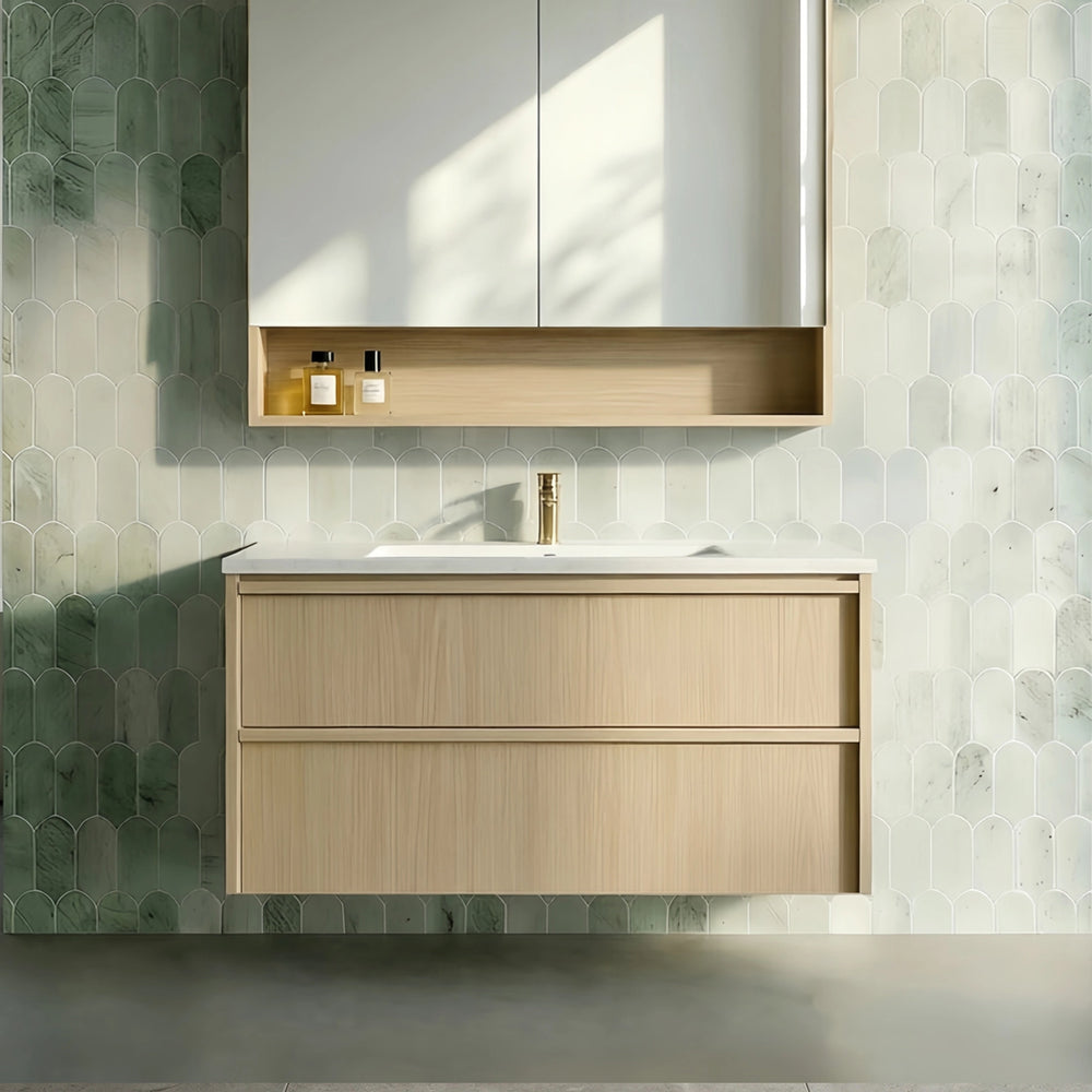 Ridgewood Modern Wall Hung Plywood Cabinet LK-MR900W-SO