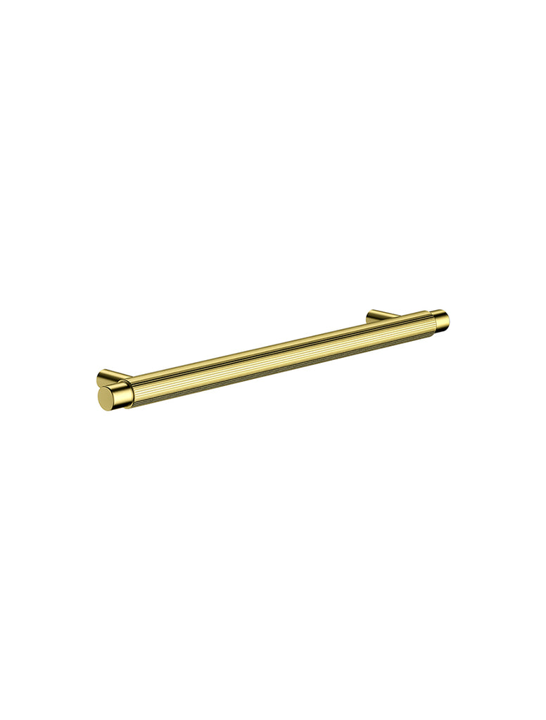 ÖPPEN ROUND PULL 200MM CABINET HANDLE (LINEAR KNURLED)