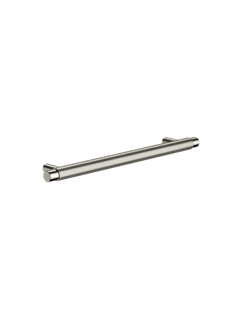 ÖPPEN ROUND PULL 200MM CABINET HANDLE (LINEAR KNURLED)