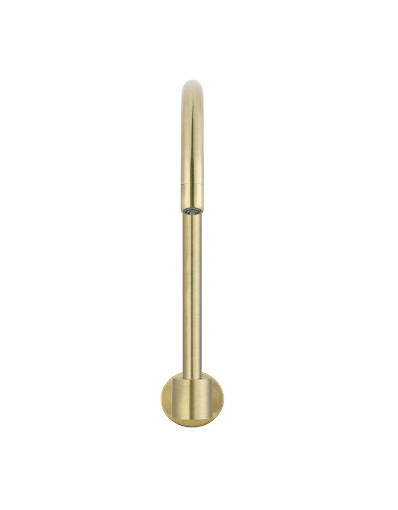 ROUND HIGH-RISE SWIVEL WALL SPOUT