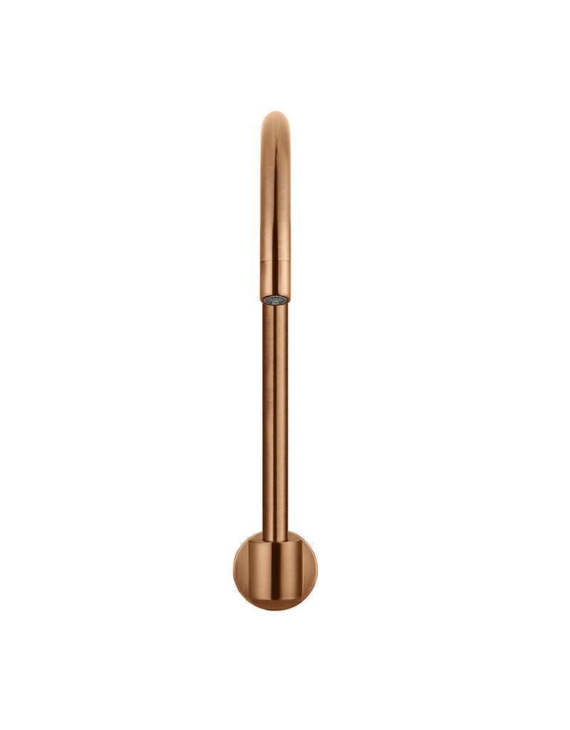 ROUND HIGH-RISE SWIVEL WALL SPOUT