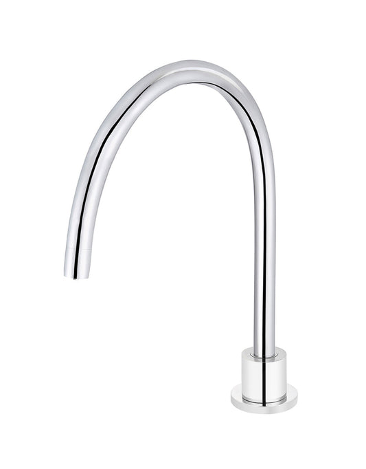 ROUND GOOSENECK HIGH-RISE SWIVEL HOB SPOUT
