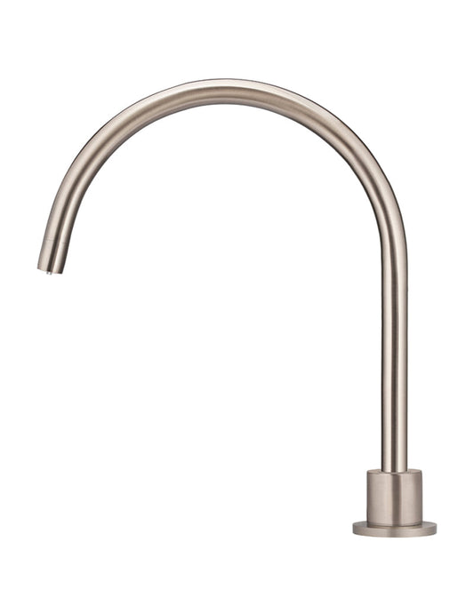 ROUND GOOSENECK HIGH-RISE SWIVEL HOB SPOUT
