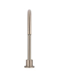 ROUND GOOSENECK HIGH-RISE SWIVEL HOB SPOUT