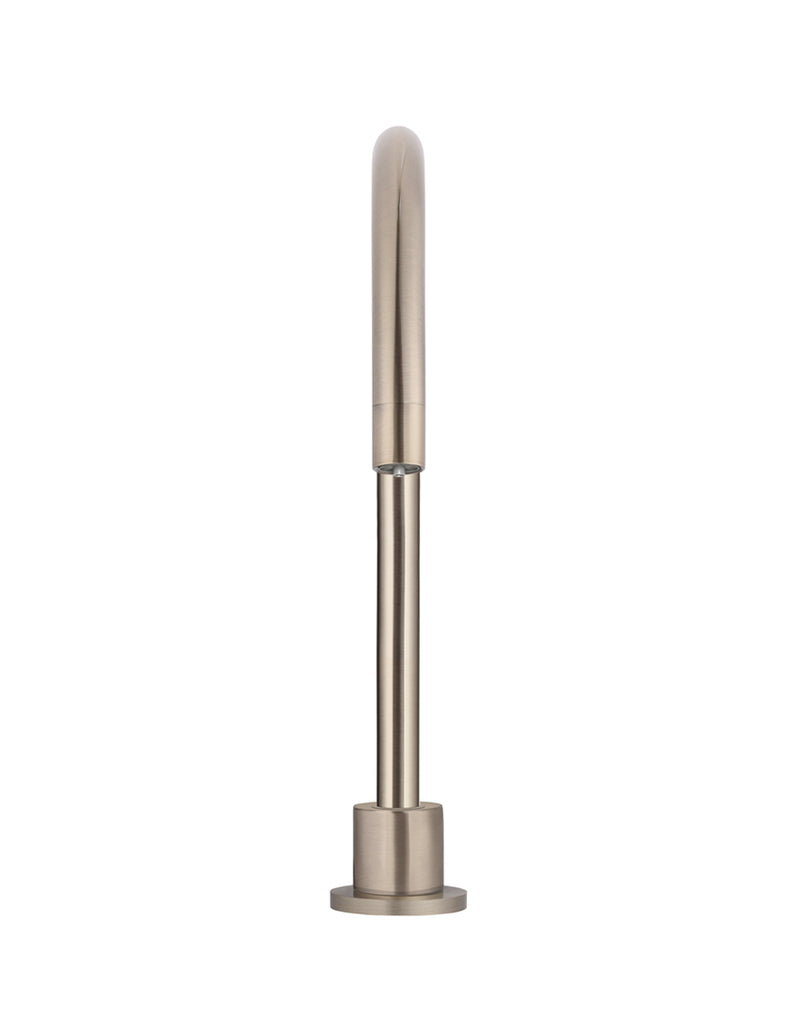 ROUND GOOSENECK HIGH-RISE SWIVEL HOB SPOUT