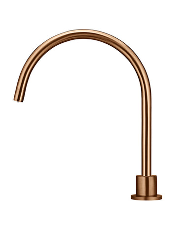 Round Gooseneck High-Rise Swivel Hob Spout