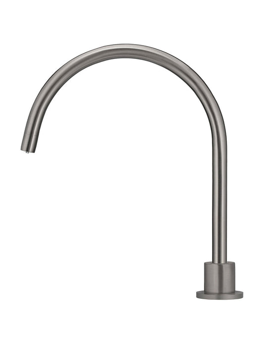 ROUND GOOSENECK HIGH-RISE SWIVEL HOB SPOUT