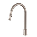 Kitchen hob spout with pull out nozzle - Champagne