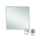 MS7575GTD Square 25mm Bevel Edge Mirror with Demister