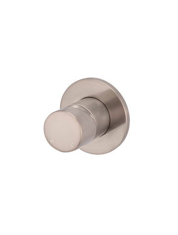 Round Wall Mixer Pinless Handle Trim Kit (in-Wall Body Not Included)