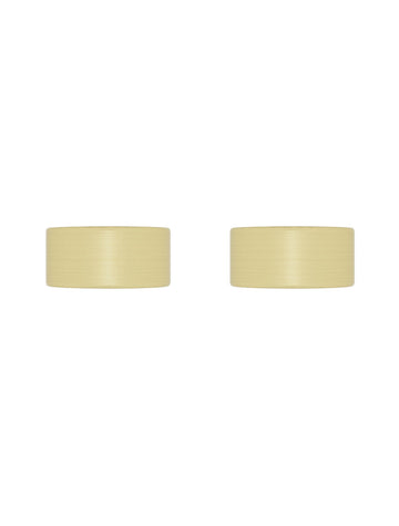 Meir Circular Wall Taps - Tiger Bronze