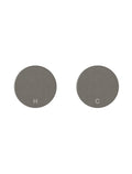 Meir Circular Wall Taps - Wall Basin Mixer