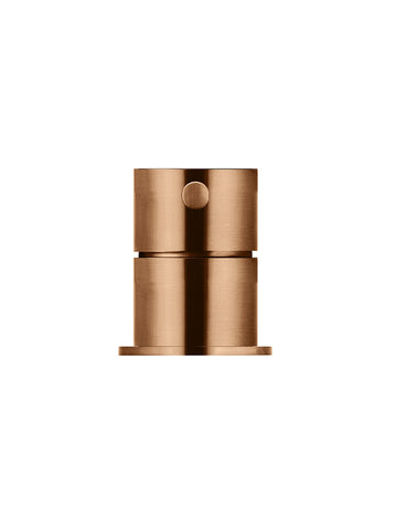 Meir Round Deck Mounted Mixer - PVD Lustre Bronze