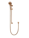 ROUND THREE FUNCTION HAND SHOWER ON RAIL COLUMN