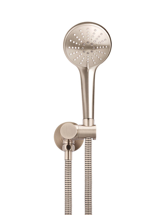 ROUND HAND SHOWER ON SWIVEL BRACKET