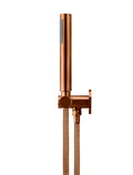 ROUND SHOWER ON SWIVEL BRACKET