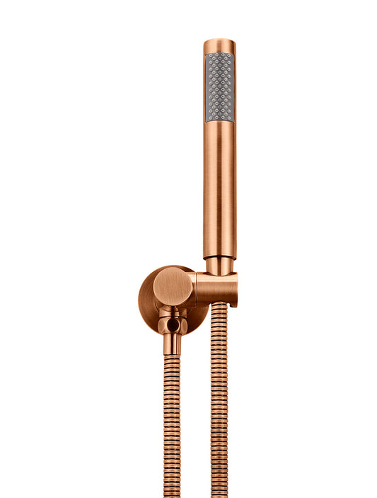 ROUND SHOWER ON SWIVEL BRACKET
