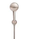 ROUND THREE FUNCTION HAND SHOWER ON FIXED BRACKET