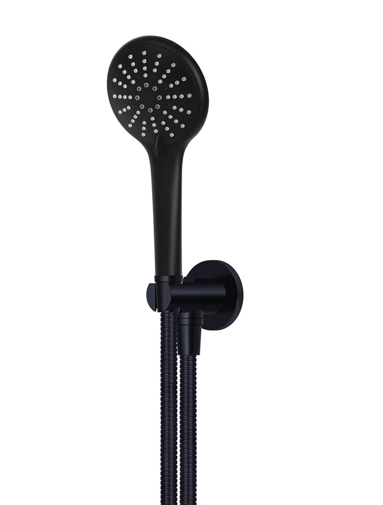 ROUND THREE FUNCTION HAND SHOWER ON FIXED BRACKET
