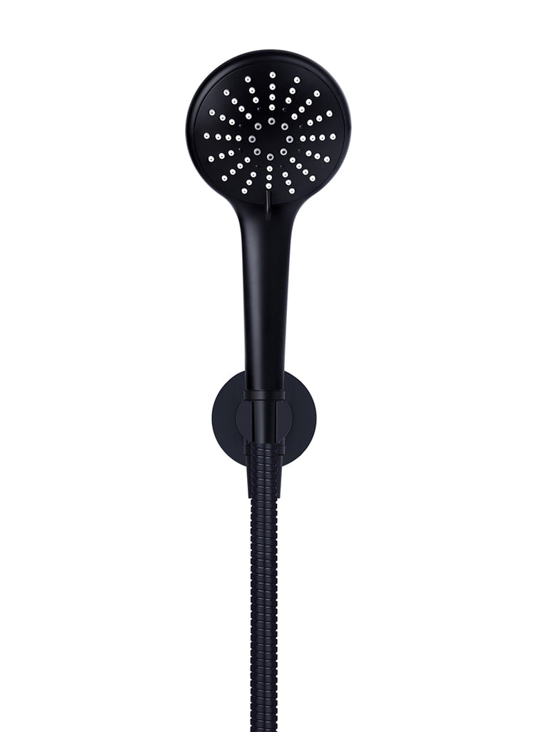 ROUND THREE FUNCTION HAND SHOWER ON FIXED BRACKET