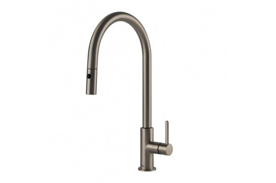 Naples Pull Out Sink Mixer - Brushed Nickel — Basin Mixers