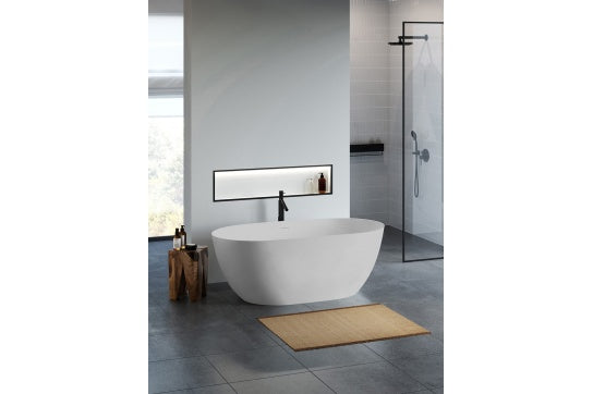 Narva 160 x 74 MagnaCast Free Standing Bath - Matte White