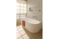Narva 158 x 86 MagnaCast Back To Wall Bath - Matte White