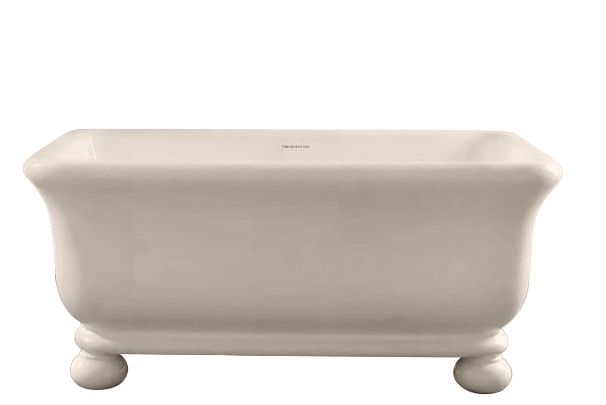 Kirkham 160 x 85 TitanCast Solid Surface Freestanding Bath with Ball Feet - Special Finish